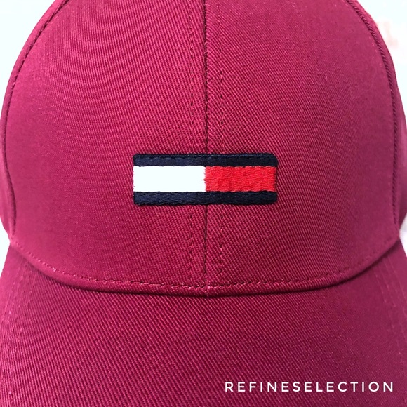 Tommy Hilfiger Embroidered Logo Strapback Hat Cap - Picture 4 of 8